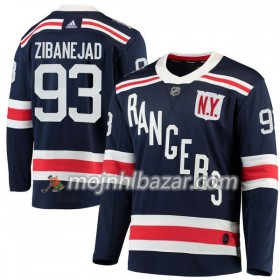 Dresovi New York Rangers Mika Zibanejad 93 2018 Winter Classic Adidas Navy Plava Authentic - Muške